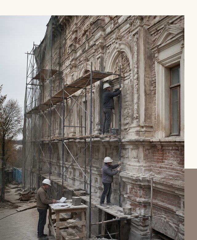 Реставрация объектов культурного наследия под ключ в Касимах