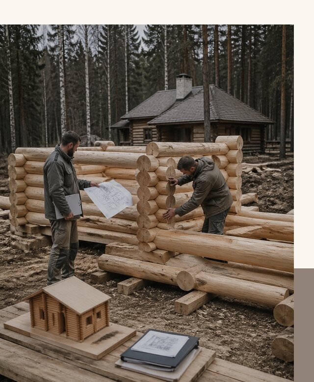 Проектирование и строительство домов из бревна в Касимах